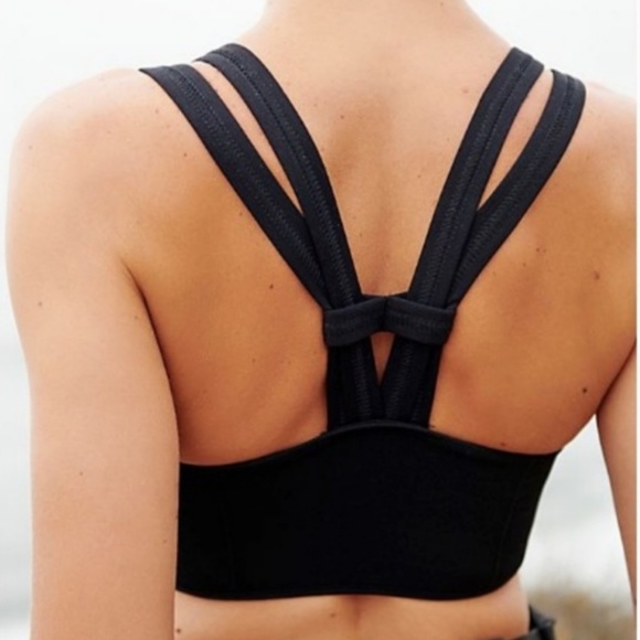 Free People Other - Free People Black Racerback OnTheRadar Sports Bra